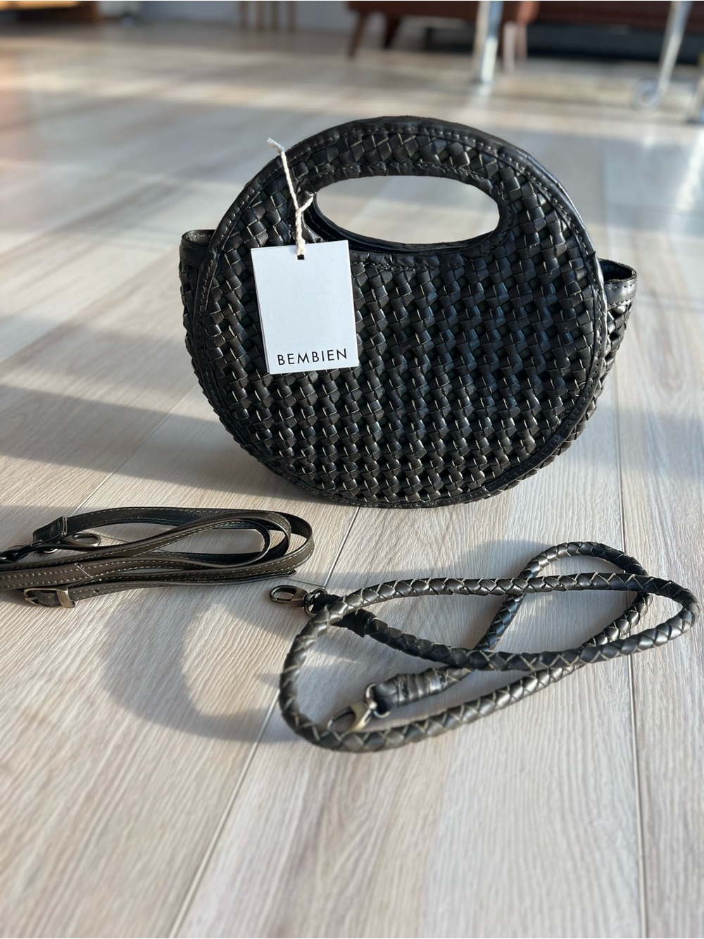 NWT Bembien Kora full moon bag in Olive